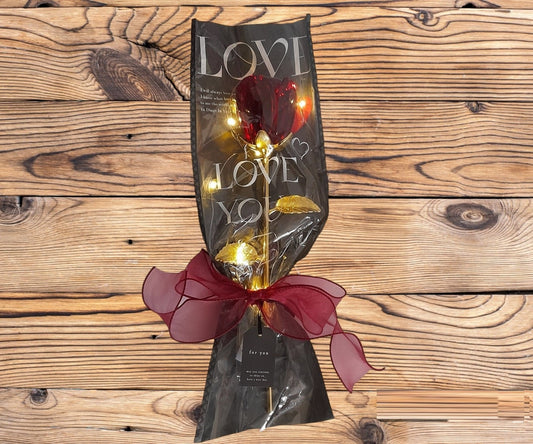 VALENTINES ACRYLIC ROSE FLOWER - Maidingding