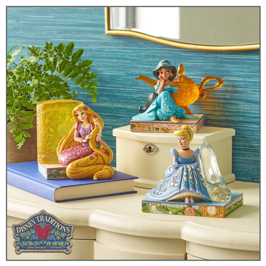 👑迪士尼公主精品雕塑擺設 Disney Princess Stone Resin Figurine [日本直送] - Maidingding