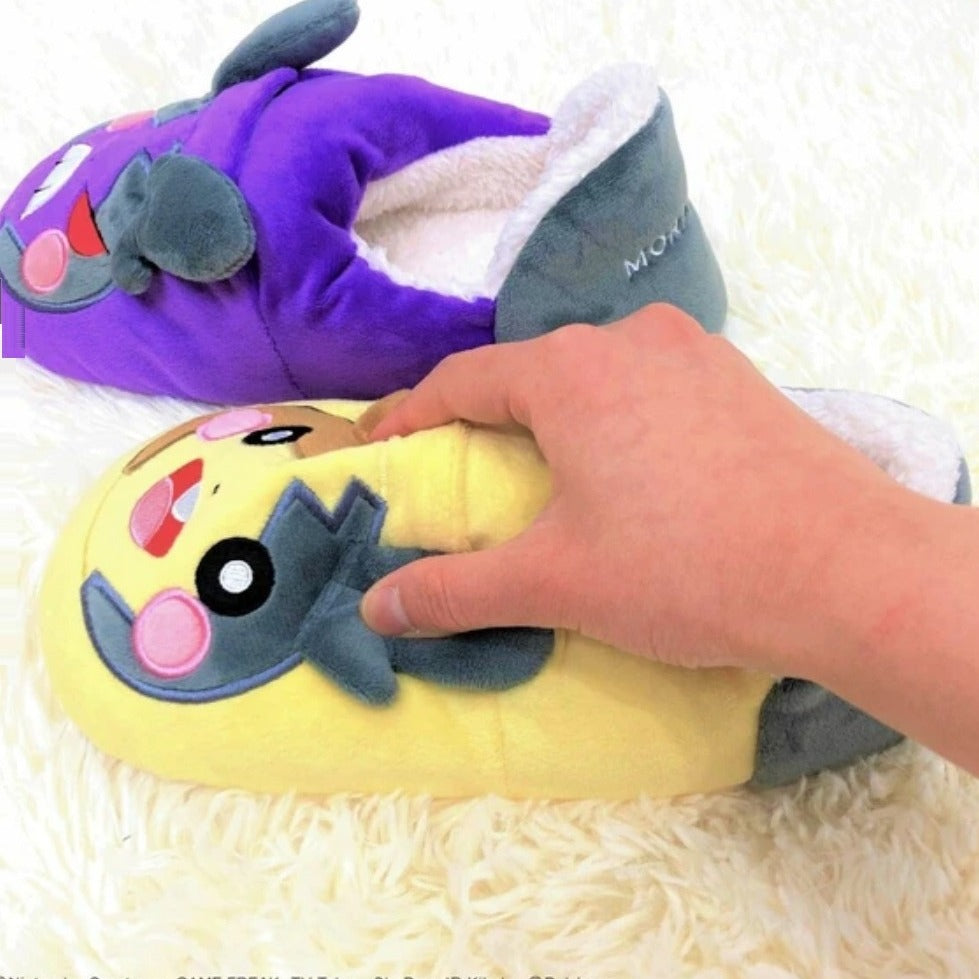 POKEMON比卡超 寵物小精靈室內保暖拖鞋 - Maidingding